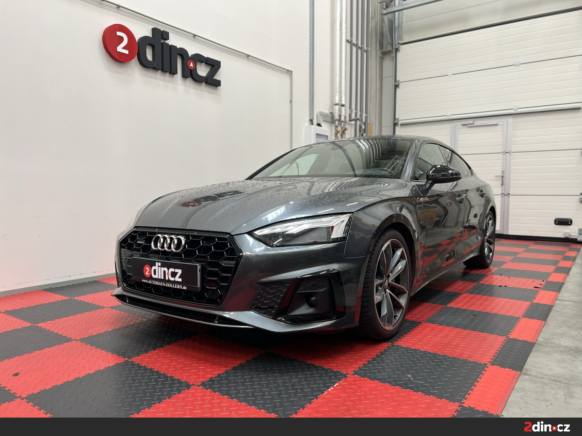 Audi A5 – Základní audio vylepšení a odhlučnění dveří