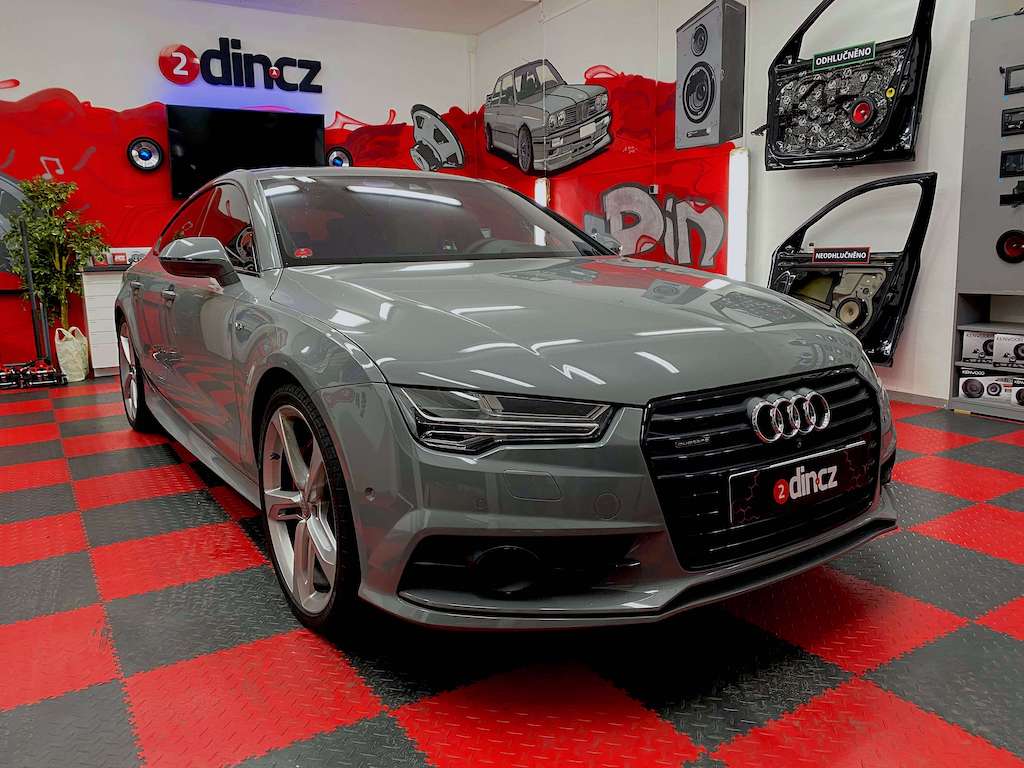 Audi A7 - Předělaní subwooferu Bang & Olufsen