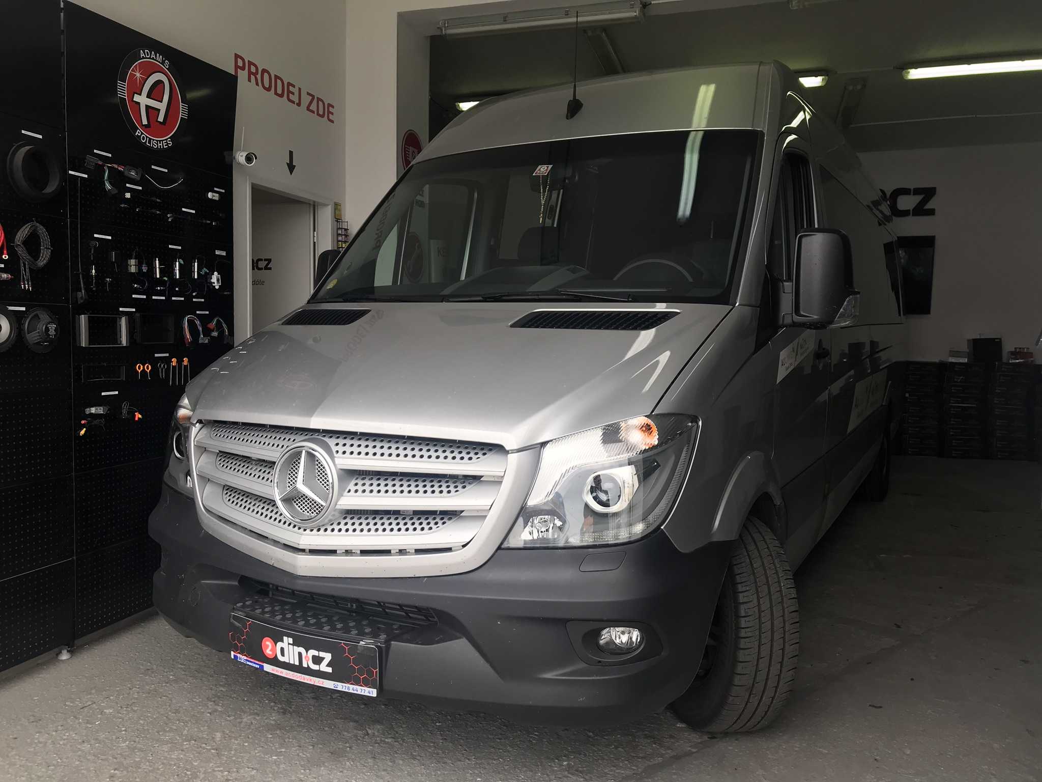 Mercedes Sprinter - Částečné odhlučnění kabiny