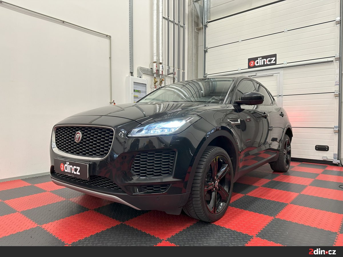 Jaguar E-Pace - Výměna reproduktorů vč. odhlučnění dveří a montáž subwooferu