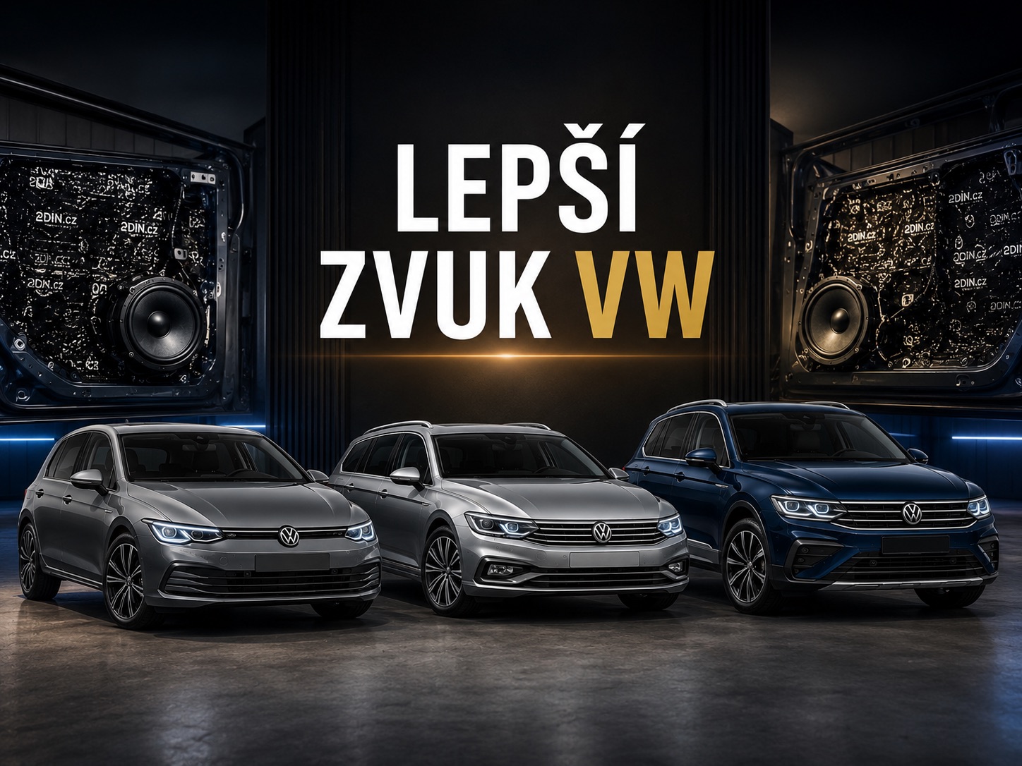 Reproduktory do vozů VW Golf, Passat a Tiguan – co se vyplatí měnit?