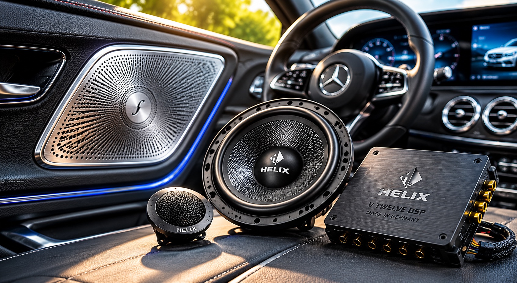 Reproduktory do vozů Mercedes-Benz: proč tovární audio často nestačí a jaké jsou možnosti upgradu?