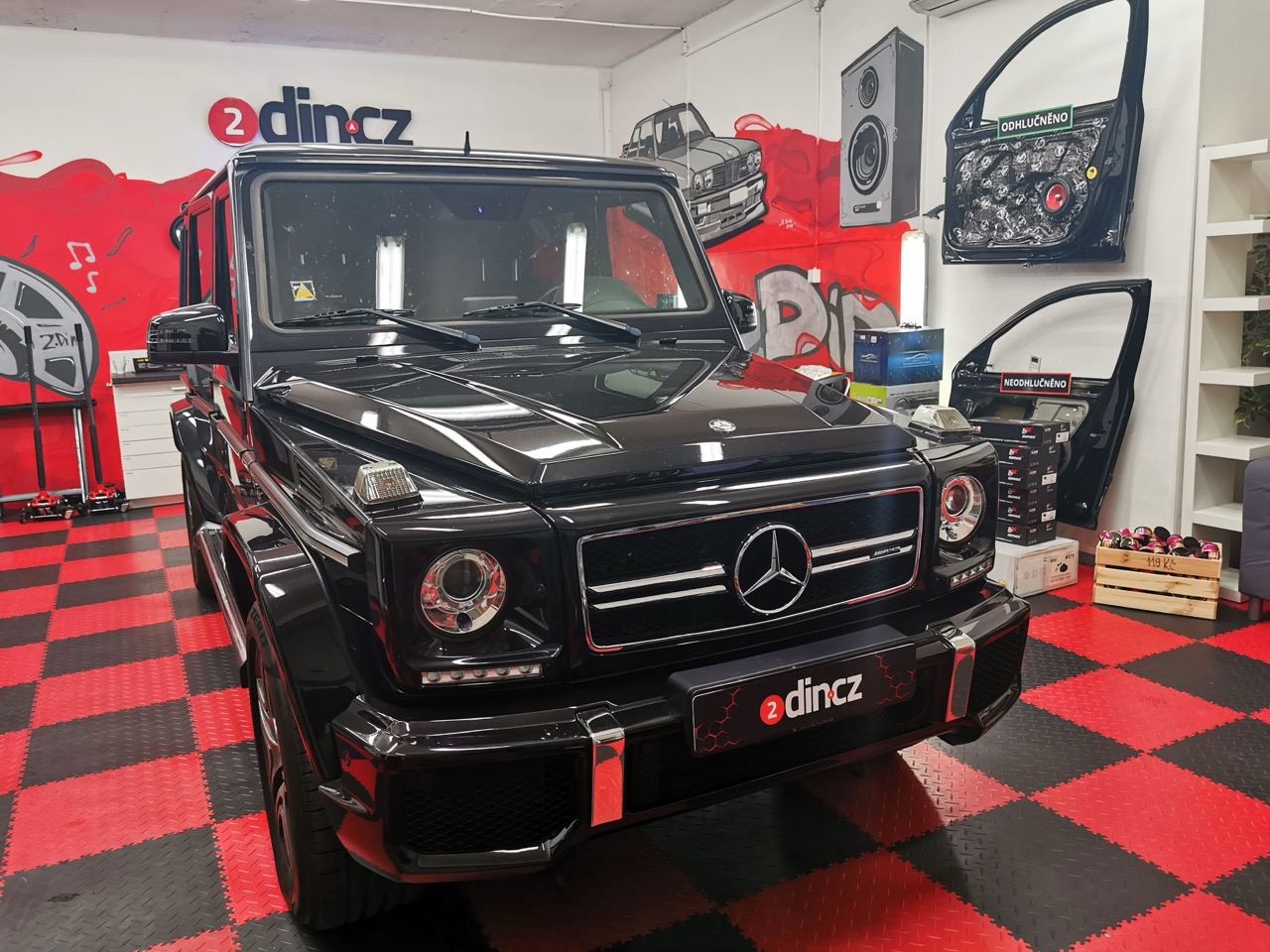 Mercedesu-Benz G AMG - Kompletní přestavba audio systému harman/kardon na high-end