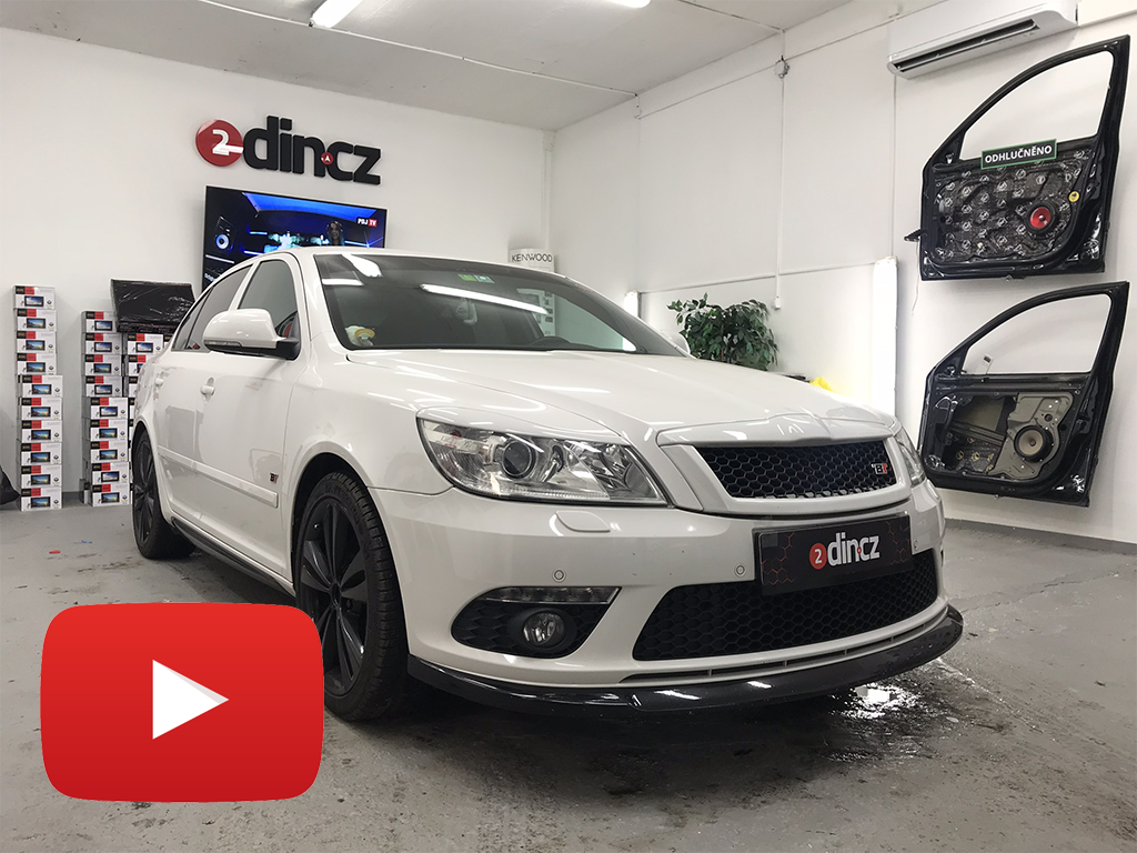 Škoda Octavia II BT - Instalace autohifi o výkonu 1000W