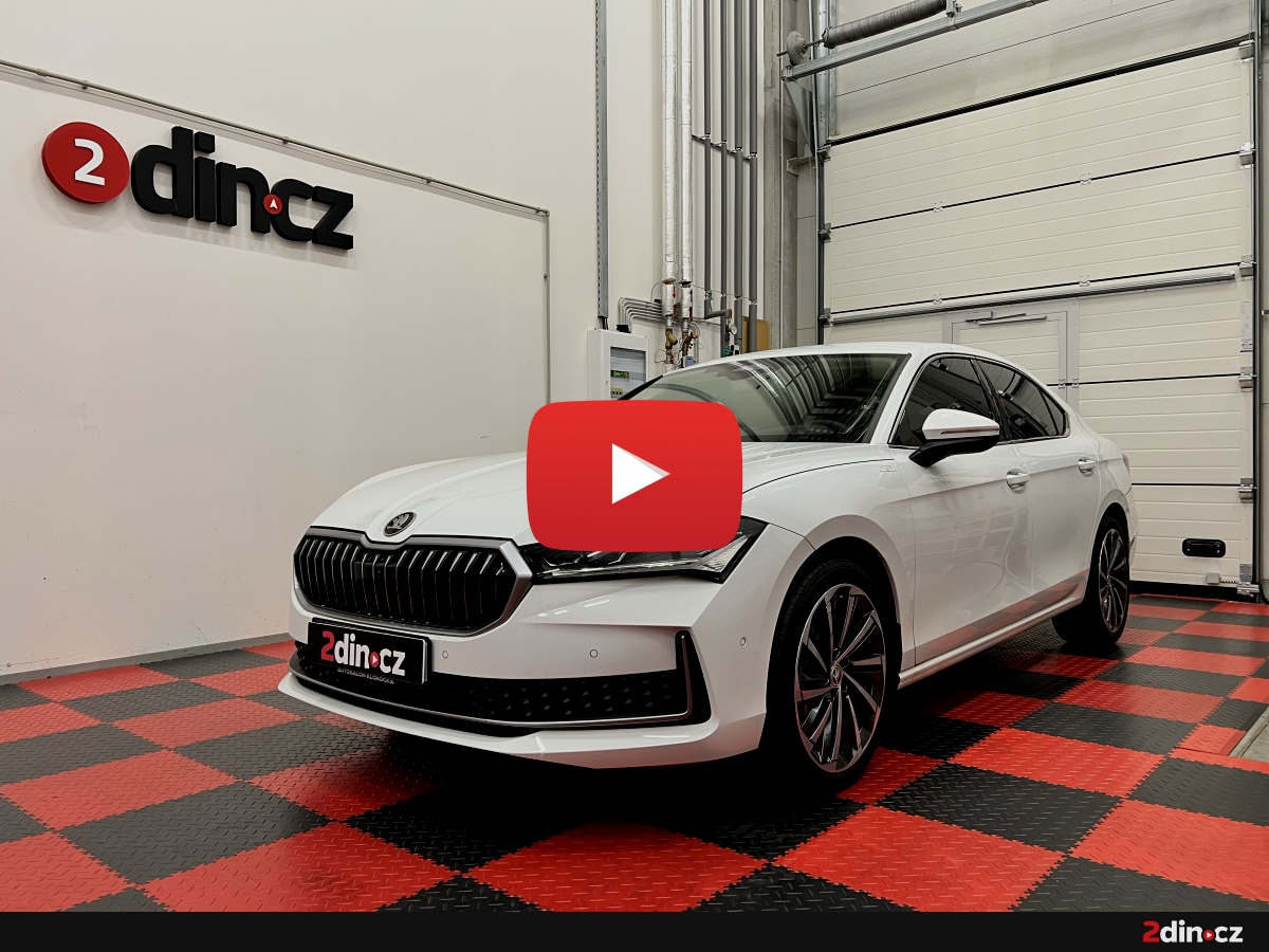 Škoda Superb IV – Náhrada za původní Canton audio včetně kompletního odhlučnění