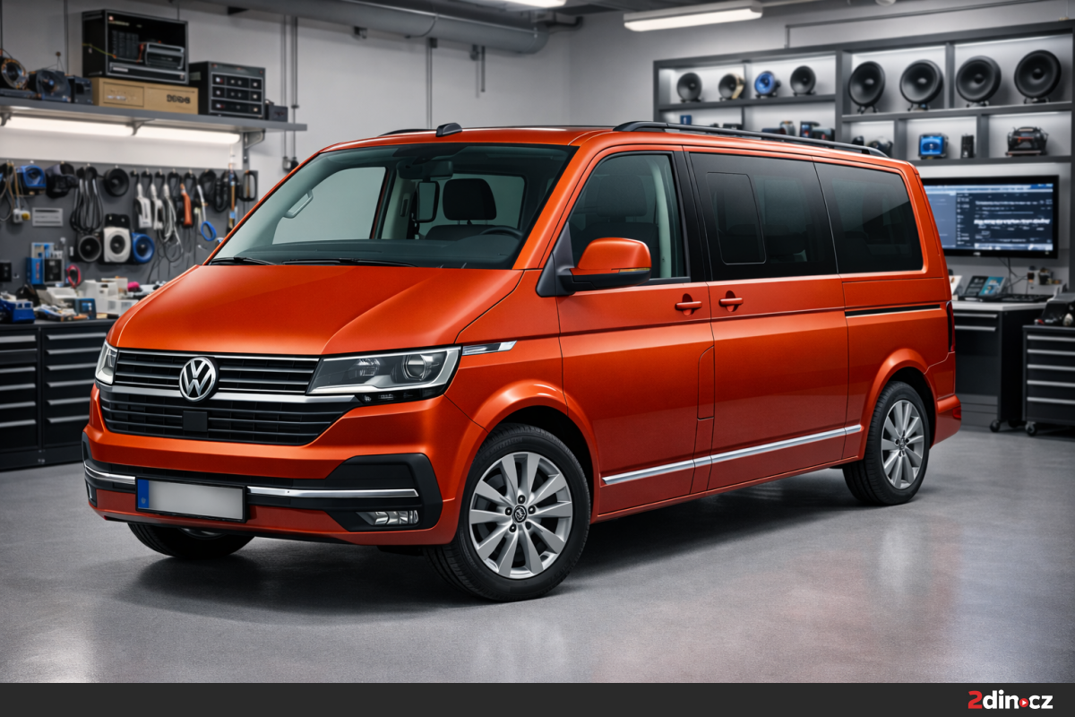 VW Multivan T6.1 – Kompletní odhlučnění a úprava audio systému s dokonalým odladěním