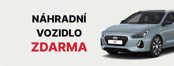 Náhradní vozidlo zdarma