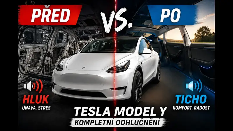 Video: Tesla Model Y, kompletní odhlučnění