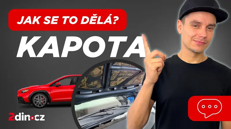 Video: odhlučnění kapoty, návod z dílny 2din.cz