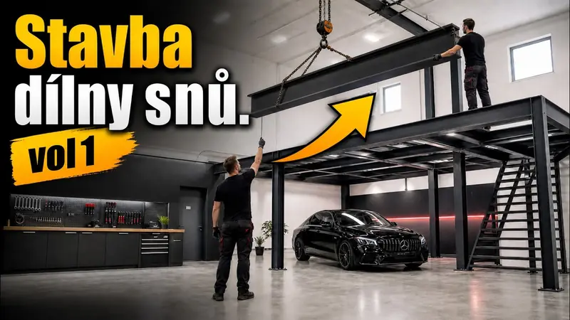 Video: stavba druhého patra v montážní dílně 2din.cz