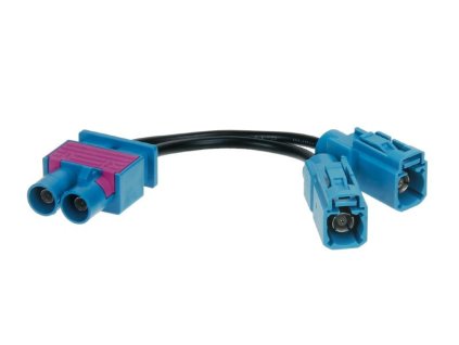 116391 antenni adapter dvojity fakra samec 2x fakra samice