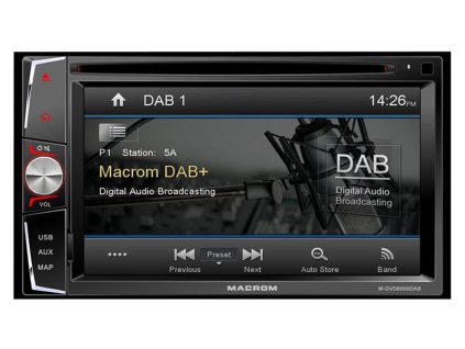 Autorádio Macrom M-DVD6000DAB
