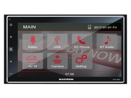 Autorádio Macrom M-DL4000