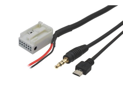 128510 aux a micro usb adapter mercedes