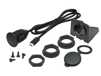 USB C zasuvka s kabelem obsah baleni