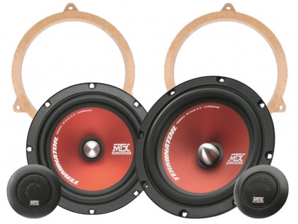 SET přední reproduktory do Mazda 2 (2010 2014) MTX Audio