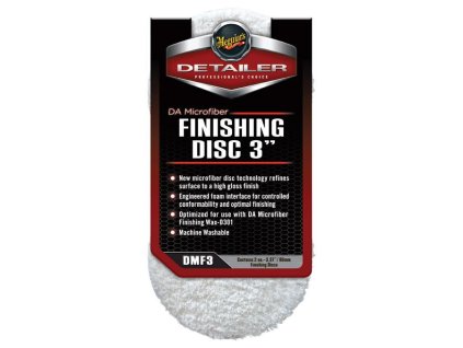 166983 meguiar s da microfiber finishing disc 3 finisovaci mikrovlaknovy kotouc 3palcovy 2 kusy