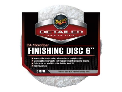166992 meguiar s da microfiber finishing disc 6 finisovaci mikrovlaknovy kotouc 6palcovy 2 kusy