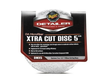 166998 meguiar s da microfiber xtra cut disc 5 extra abrazivni mikrovlaknovy lestici kotouc 5palcovy 2 kusy