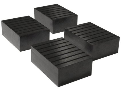 low profile rubber block