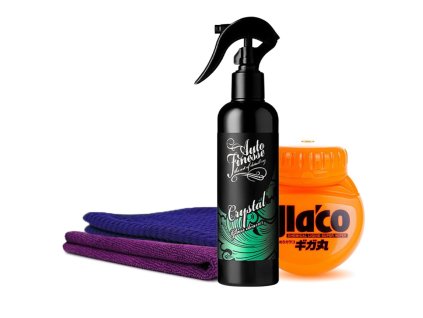 MALÁ SADA TEKUTÝCH STĚRAČŮ A ČISTIČE OKEN AUTOMOBILU