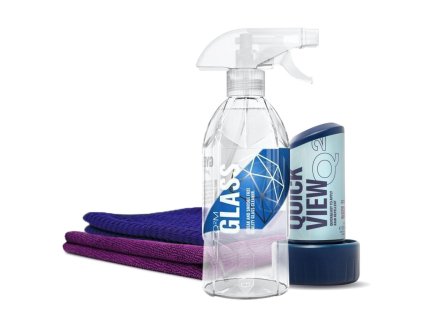 SADA TEKUTÝCH STĚRAČŮ A ČISTIČE OKEN AUTOMOBILU ZNAČKY GYEON