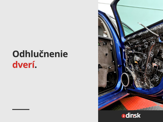 Ako perfektne odhlučniť dvere auta?