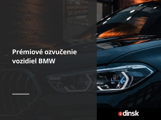 Prémiové ozvučenie vozidiel BMW
