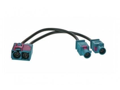 98452 antenni adapter double fakra samice 2x fakra samec