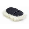 174744 lare sheepskin wool long pile wash mitt jednostranna myci rukavice z ovci vlny