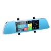 Full HD Rearview Mirror Car DVR 7 Inch Android 50 GPS Dual Camera 3G Quad Core CPU Google Play G Sensor Built In Mic plusbuyer 3