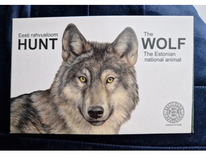 2 euro Estónsko 2021 - Vlk - Estónske národné zviera (BU karta)