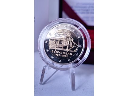 2 euro Slovensko 2022 - Parný stroj (Proof)