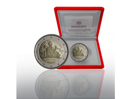 03 07 2024 moneta 2 euro 2024 750 ann morte s tommaso fs
