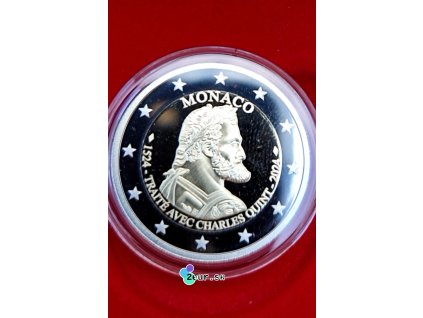 2 euro Monako 2024 - 500. výročie Monackého kniežatstva (Proof)