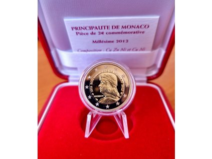 2 euro Monako 2012 - Lucie I. (Proof) (poškodená krabička)