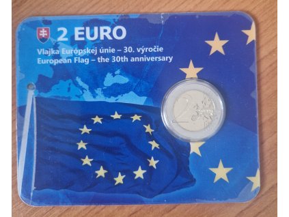 2 euro Slovensko 2015 - Vlajka (BU karta)