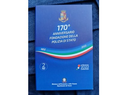2 euro Taliansko 2022 - Talianska štátna polícia (BU karta)