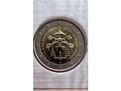 2 euro Vatikán 2013 - Sede Vacante (BU karta)