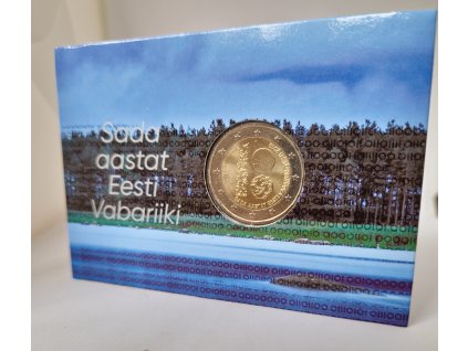 2 euro Estónsko 2018 - Vznik Estónska (BU karta)