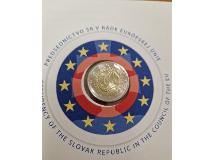 2 euro Slovensko 2016 - Predsedníctvo (Numizmatická obálka)