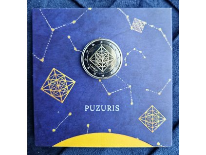 2 euro Lotyšsko 2024 - Puzuris (BU karta)