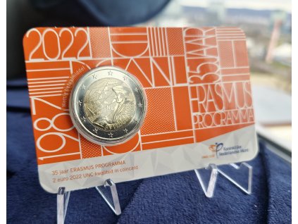 2 euro Holandsko 2022 - Erazmus (BU karta)