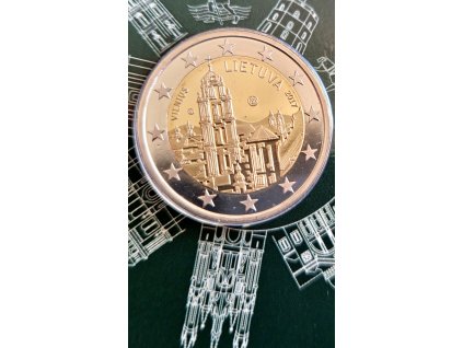 2 euro Litva 2017 - Vilnius (BU karta)