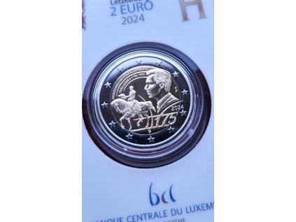 2 euro Luxembursko 2024 - Smrť Viliama II. (BU karta)