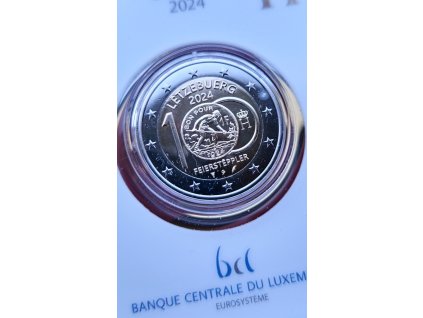 2 euro Luxembursko 2024 - Feiersteppler (BU karta)