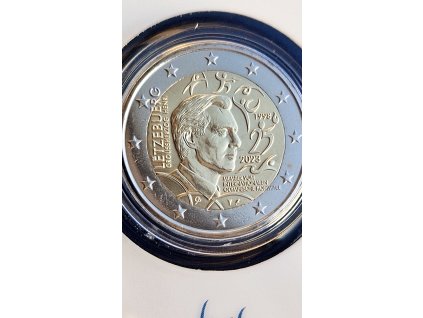 2 euro Luxembursko 2023 - Členstvo Henriho v MOV (BU karta)