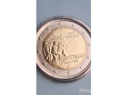 2 euro San Maríno 2016 - Donatello (BU karta)