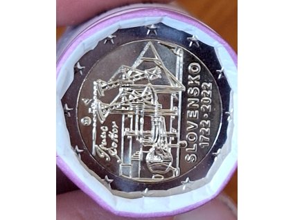 2 euro Slovensko 2022 - Parný stroj (rolka)