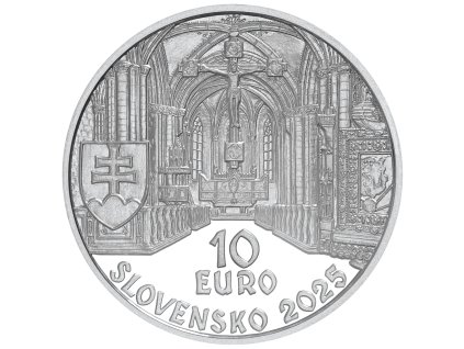 10 euro Slovensko 2025 - Benediktínske opátstvo (Proof)